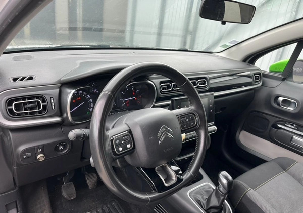 Citroen C3 cena 17700 przebieg: 198958, rok produkcji 2018 z Wojnicz małe 137